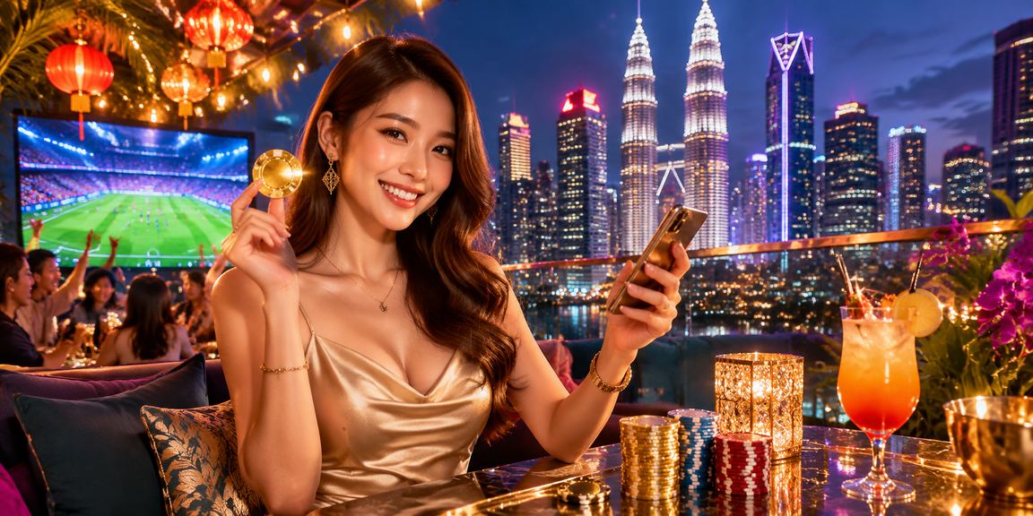 Peminat bola sepak Malaysia menonton perlawanan malam sambil bertaruh dalam talian di Kuala Lumpur