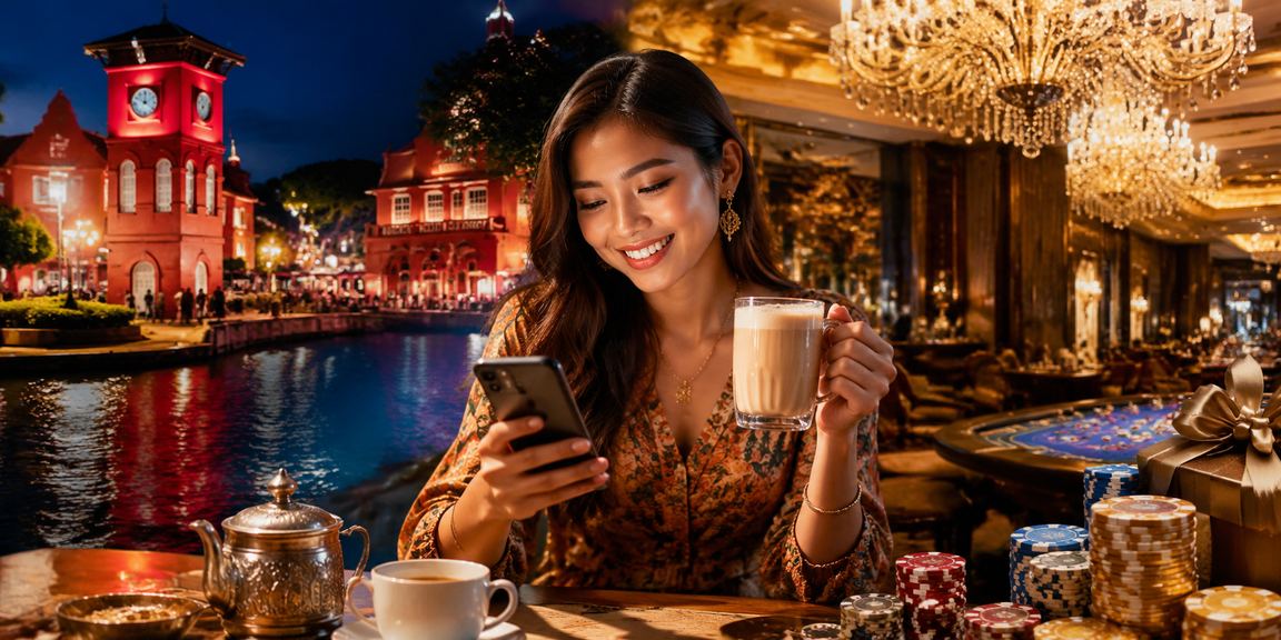 Pemain di Melaka menggunakan aplikasi kasino mudah alih dengan selesa di telefon pintar
