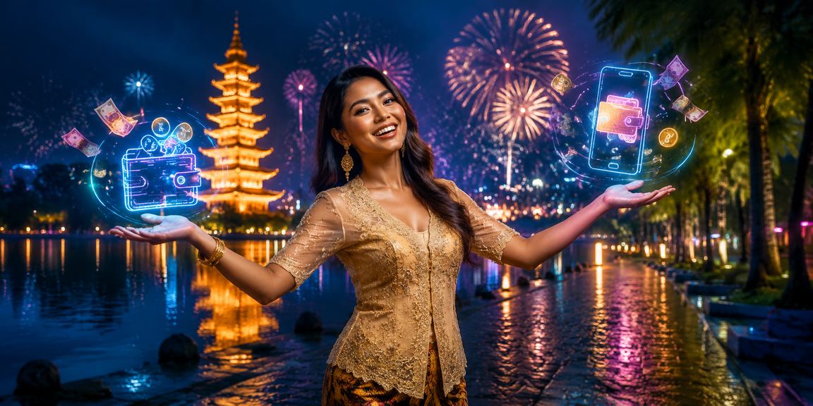 Bonus cashback eksklusif dengan latar belakang reka bentuk moden